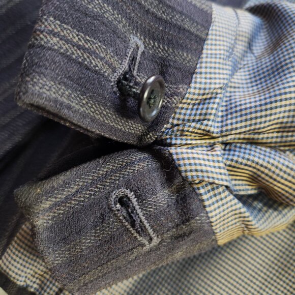 Vintage Mulberry Wool Blazer UK10 – Ralph Lauren Era, Made in England - Picture 13 of 13